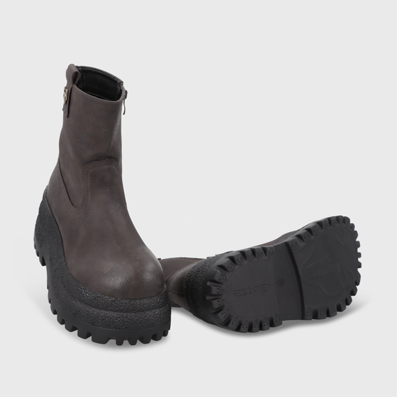 BOTIN PLATAFORMA CAFE MUJER 55292 - 7