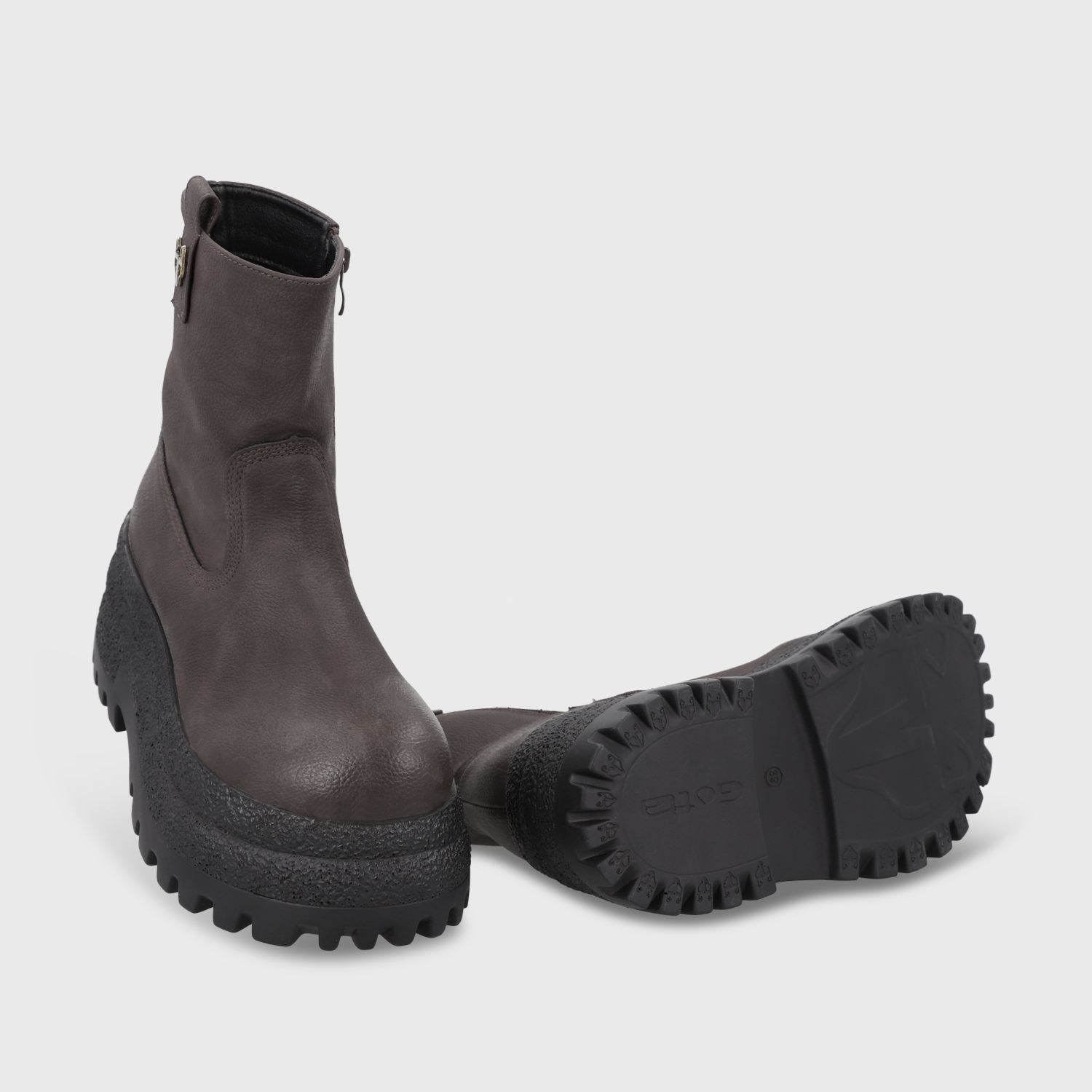 BOTIN PLATAFORMA CAFE MUJER 55292 - 7