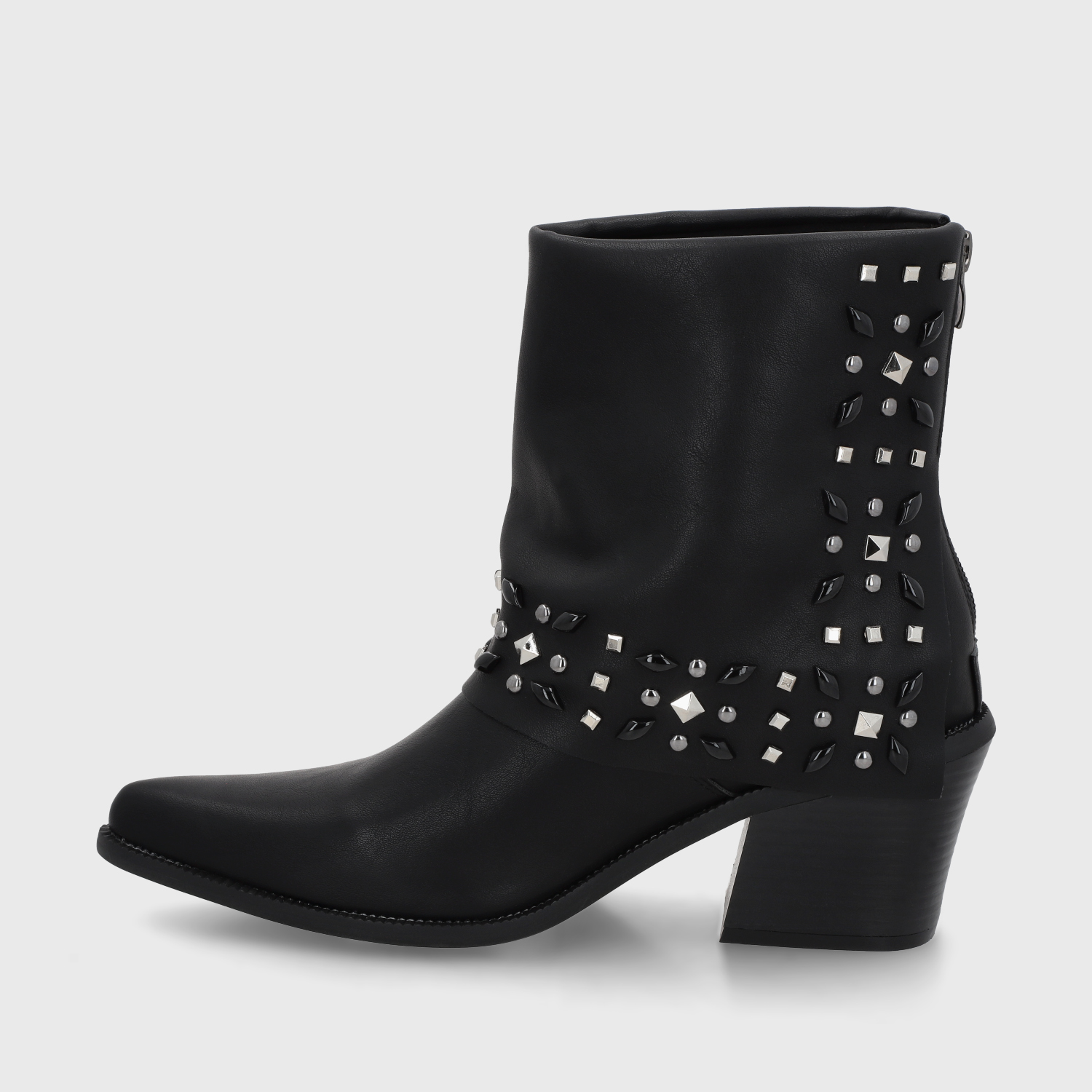 BOTIN TACO NEGRO MUJER 33768 - 4