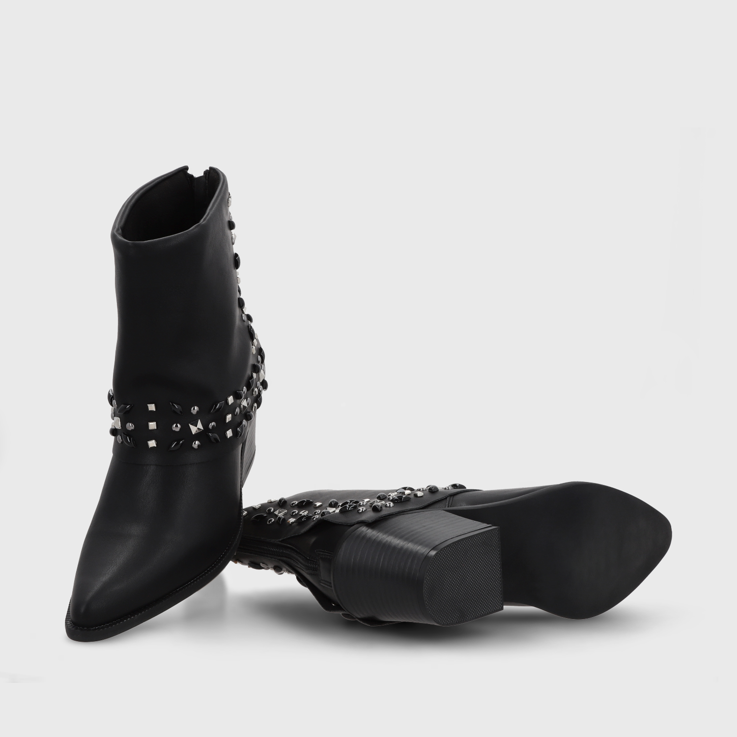 BOTIN TACO NEGRO MUJER 33768 - 7