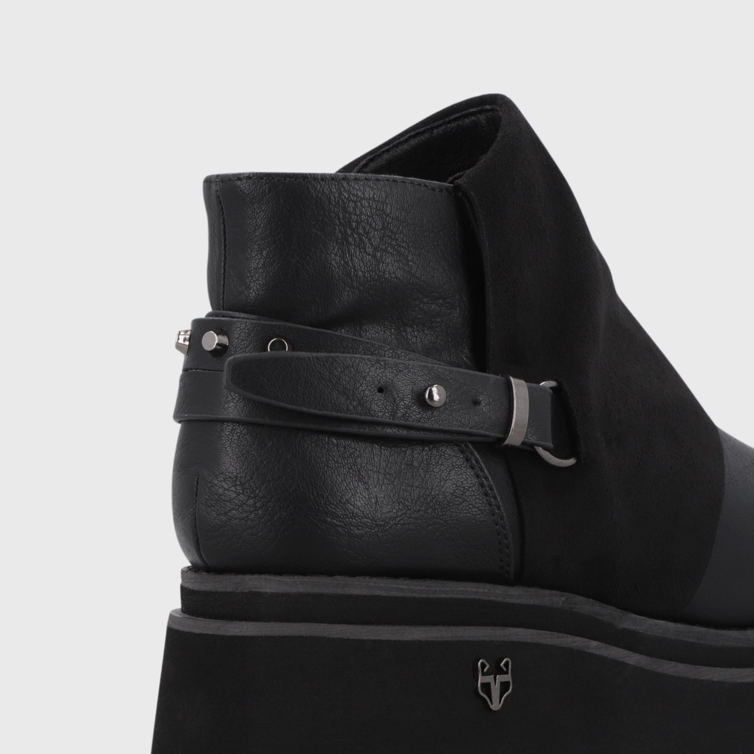 BOTIN PLATAFORMA NEGRO MUJER 1509B - 6