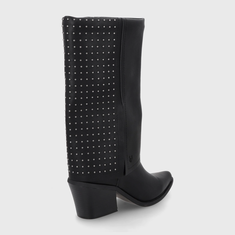 BOTA TACO NEGRA MUJER 33769 - 5