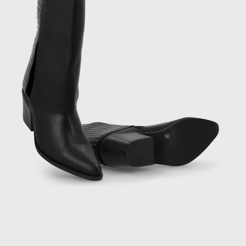 BOTA TACO NEGRA MUJER 33769 - 7
