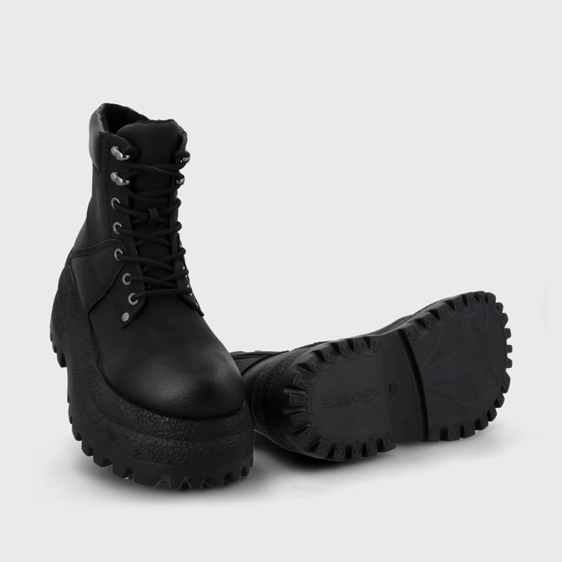 BOTIN PLATAFORMA NEGRO MUJER 55290 - 7