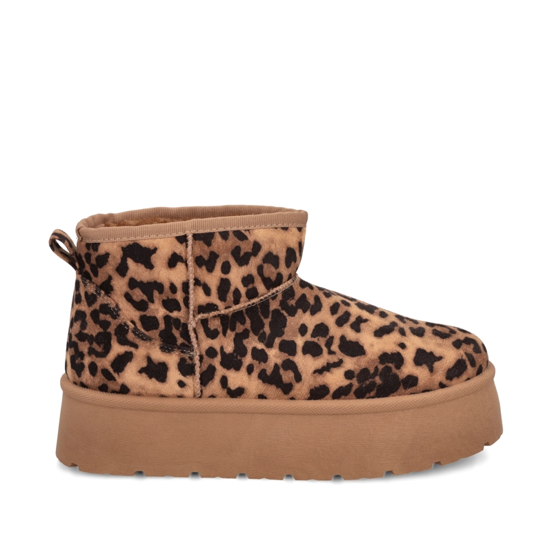 BOTIN PLATAFORMA ANIMAL PRINT MUJER 48111 - 1