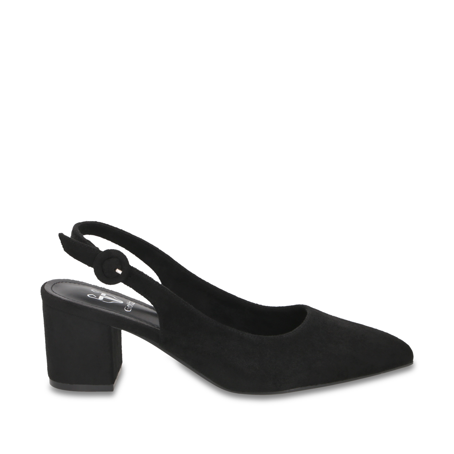 ZAPATO TACO NEGRO MUJER 64040 - 1