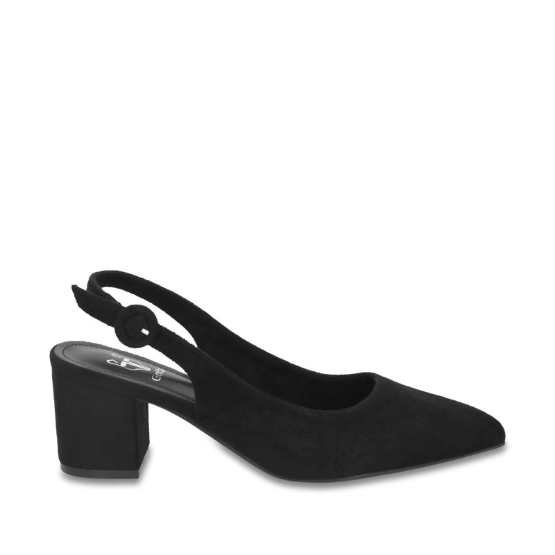 ZAPATO TACO NEGRO MUJER 64040 - 1