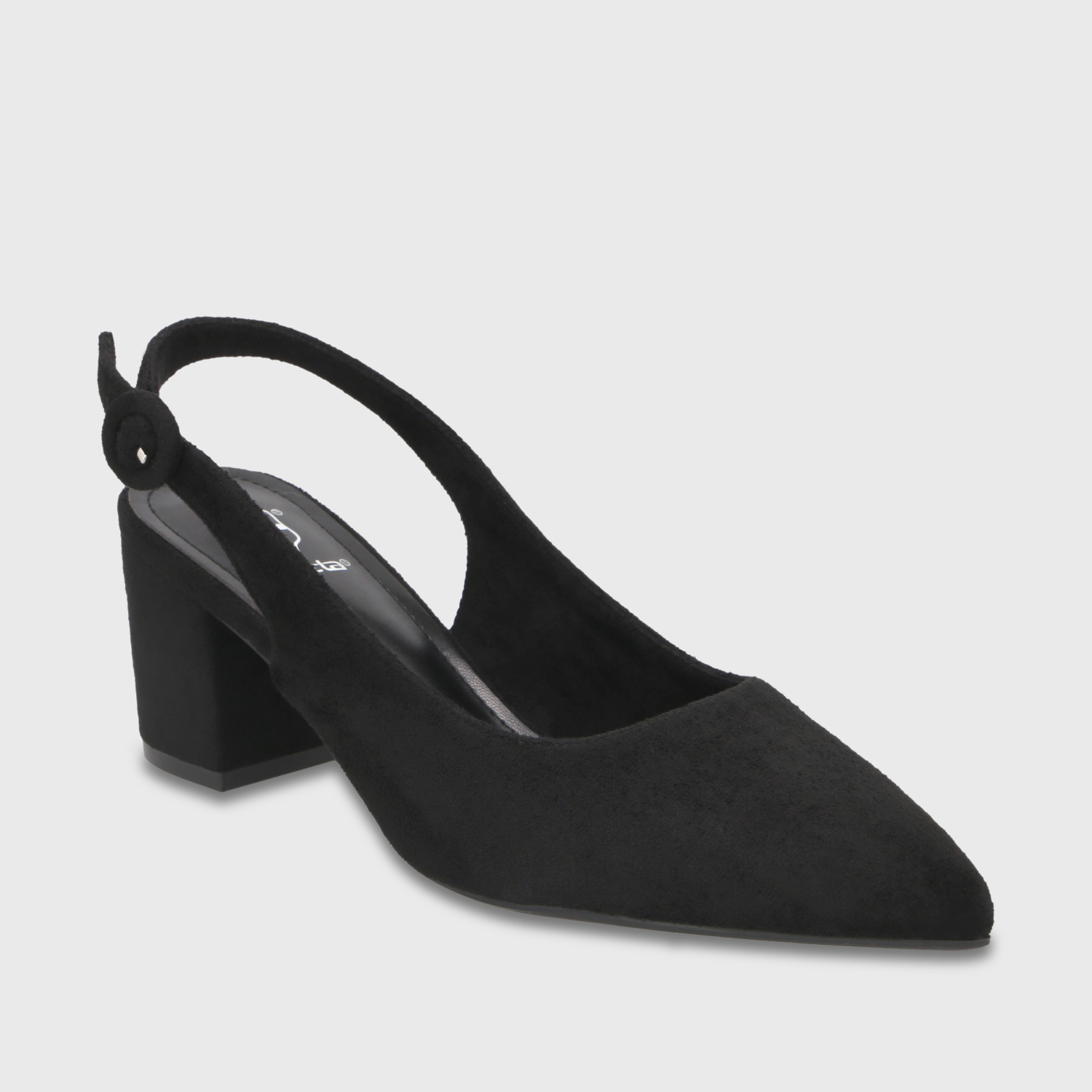 ZAPATO TACO NEGRO MUJER 64040 - 2