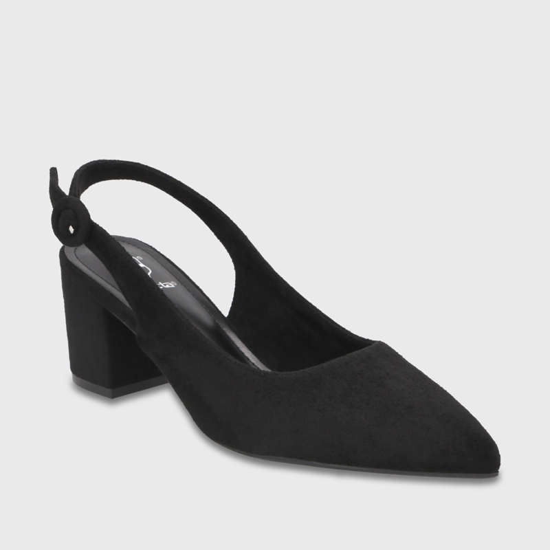 ZAPATO TACO NEGRO MUJER 64040 - 2