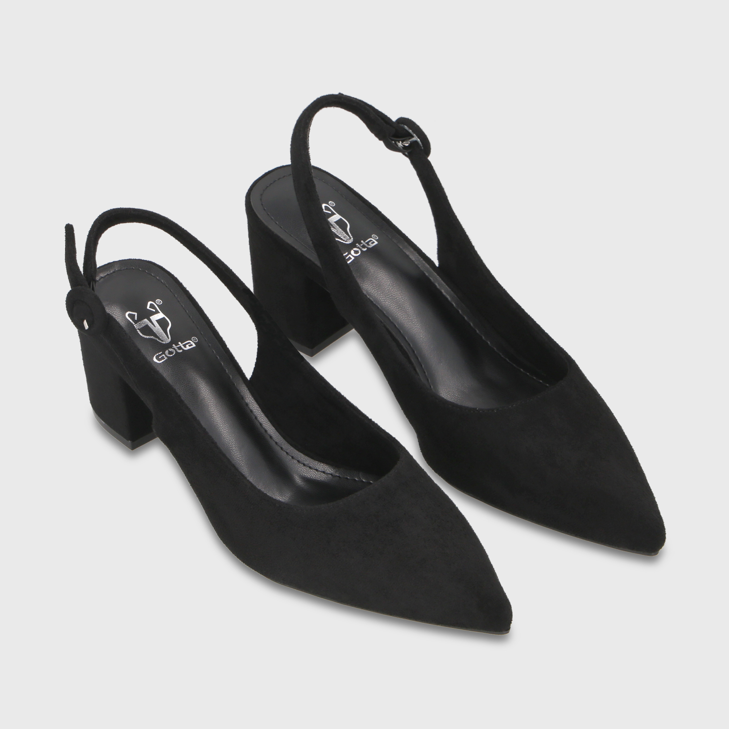 ZAPATO TACO NEGRO MUJER 64040 - 3