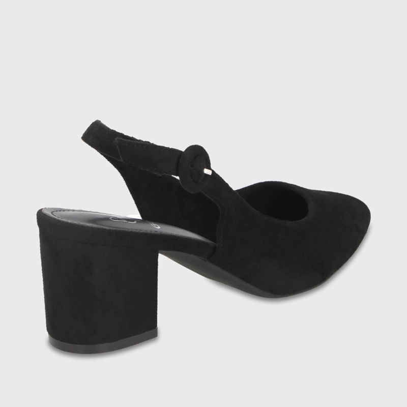 ZAPATO TACO NEGRO MUJER 64040 - 5
