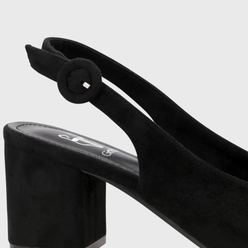 ZAPATO TACO NEGRO MUJER 64040 - 6