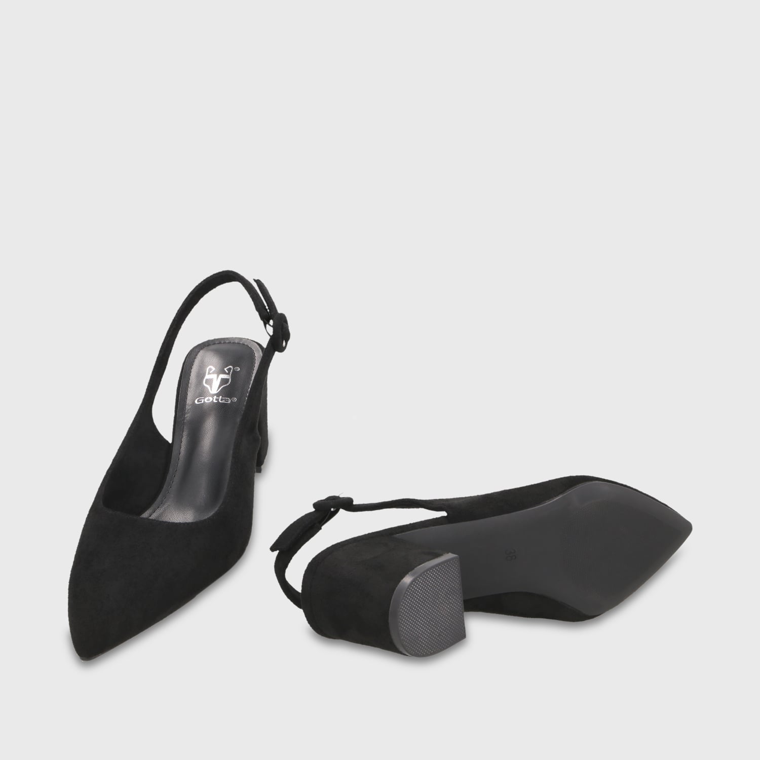 ZAPATO TACO NEGRO MUJER 64040 - 7