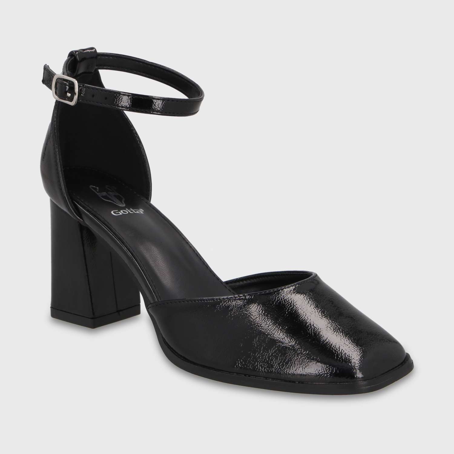 ZAPATO TACO NEGRO MUJER 64090 - 2