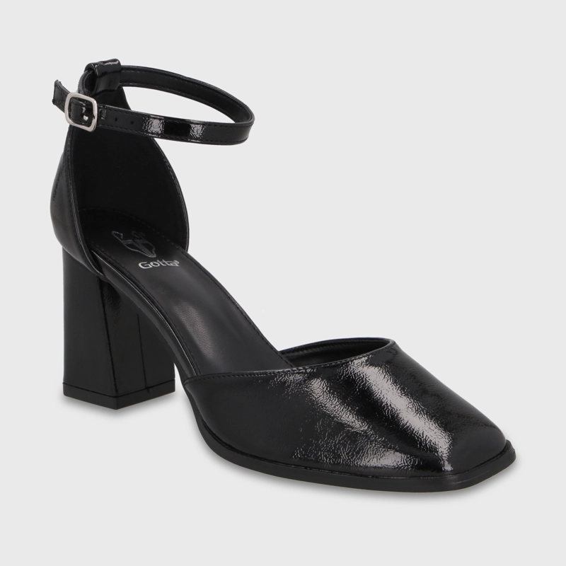 ZAPATO TACO NEGRO MUJER 64090 - 2