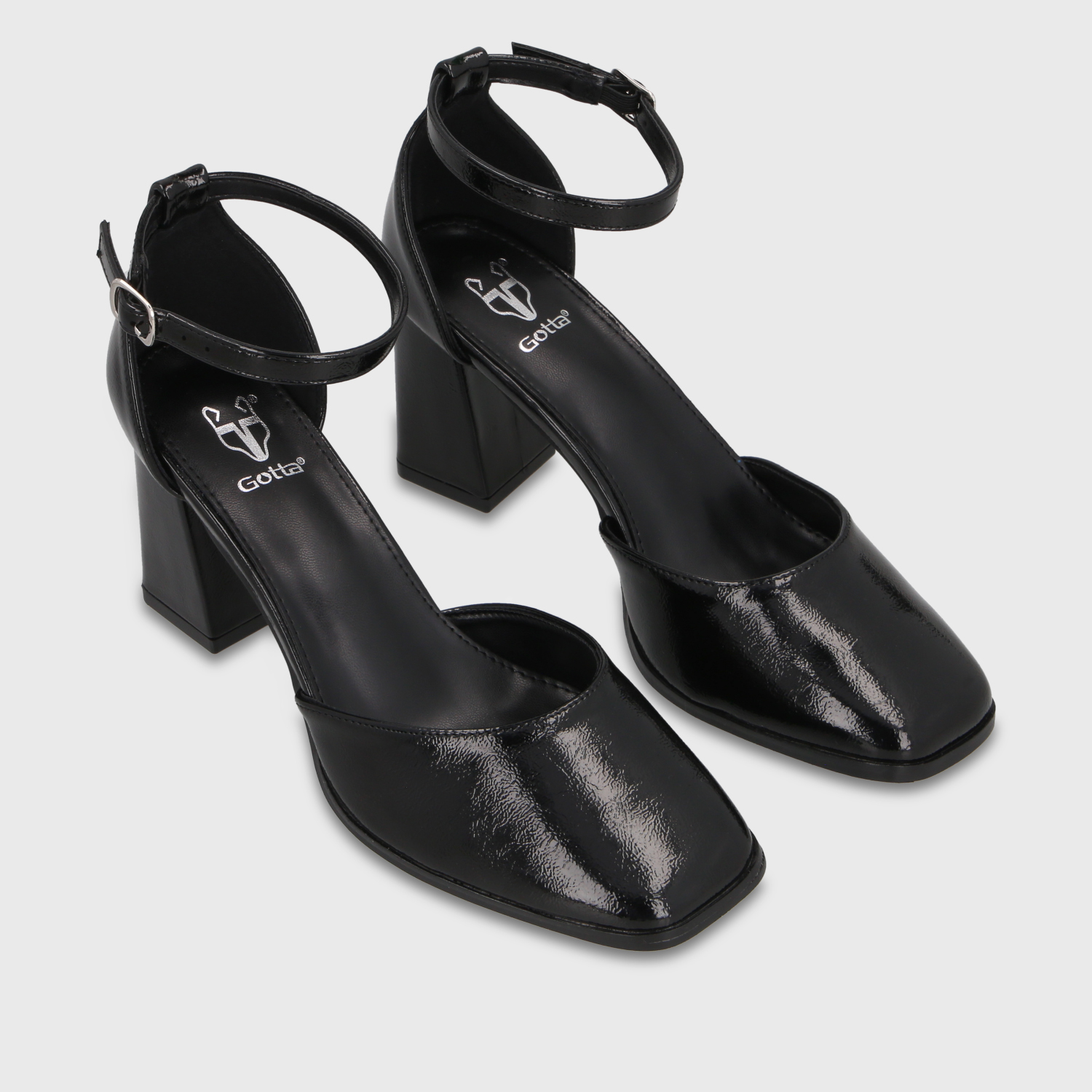 ZAPATO TACO NEGRO MUJER 64090 - 3