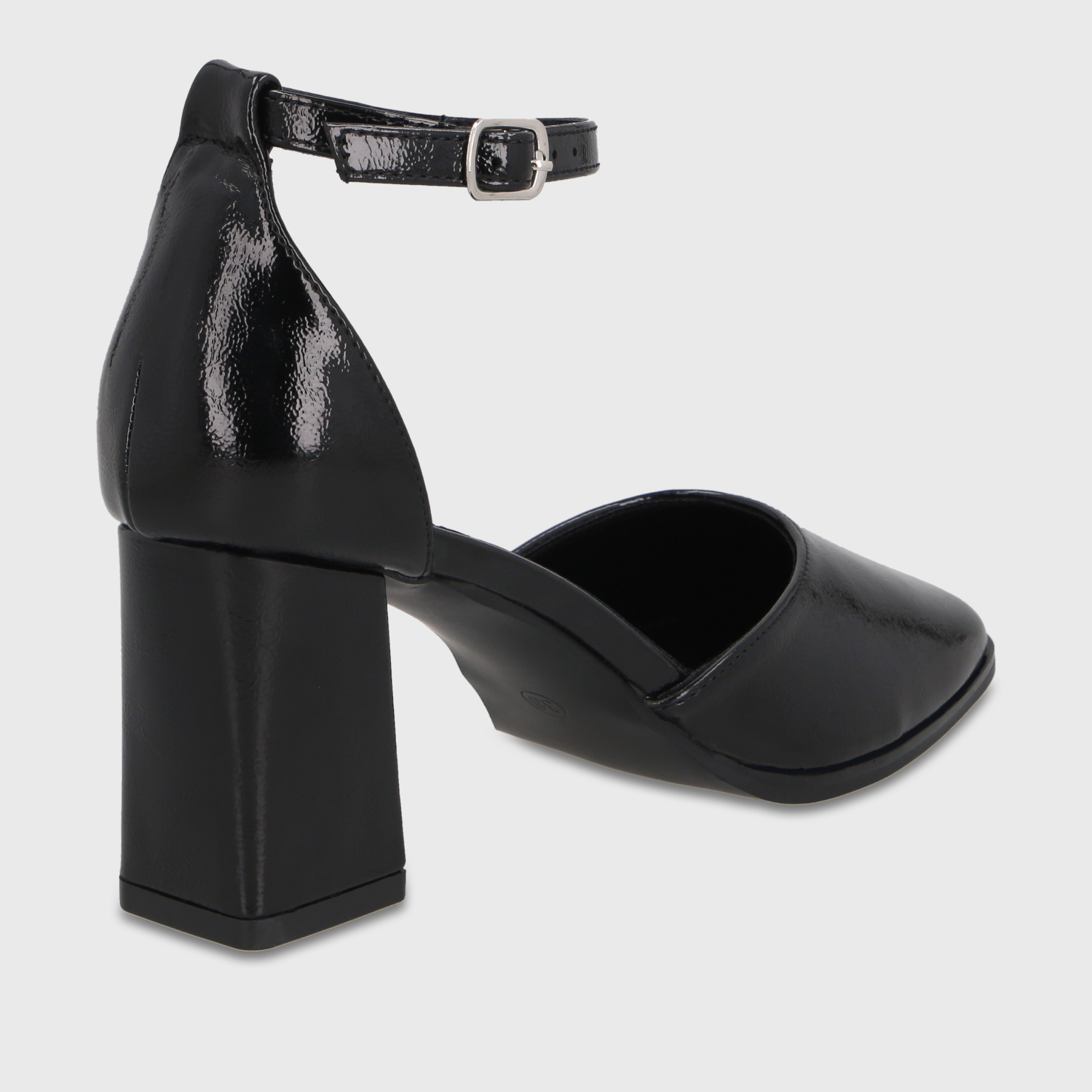 ZAPATO TACO NEGRO MUJER 64090 - 5