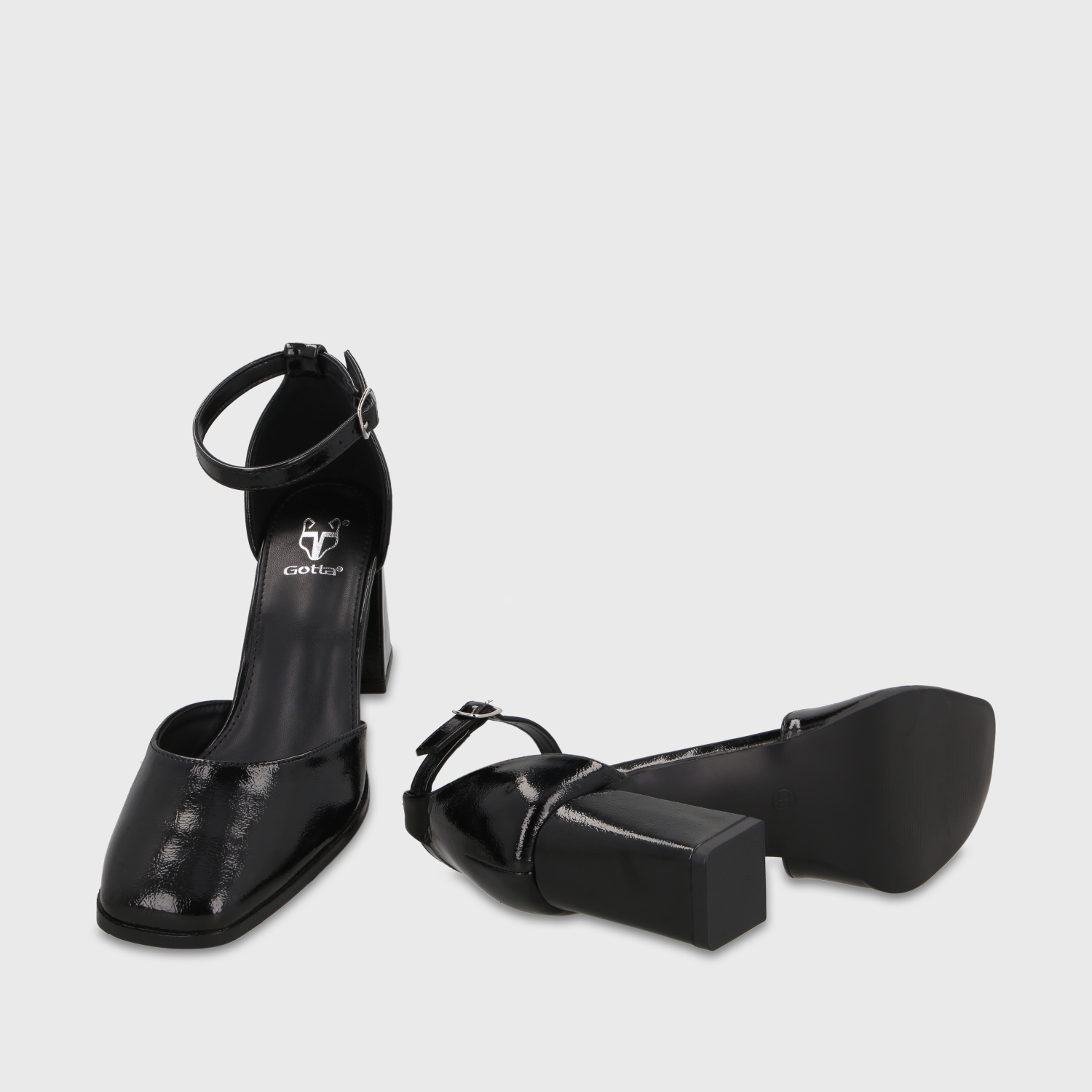 ZAPATO TACO NEGRO MUJER 64090 - 7