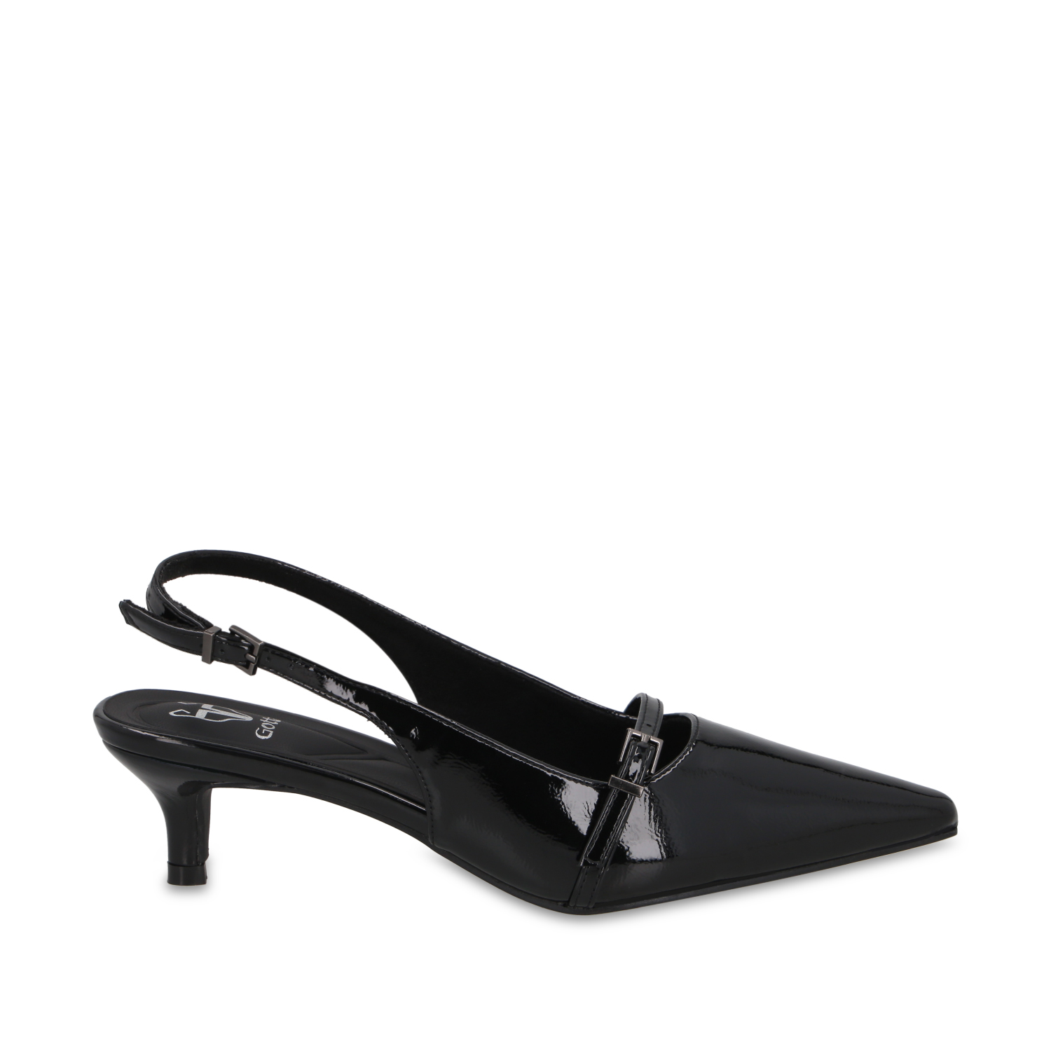 ZAPATO TACO NEGRO MUJER 64800 - 1