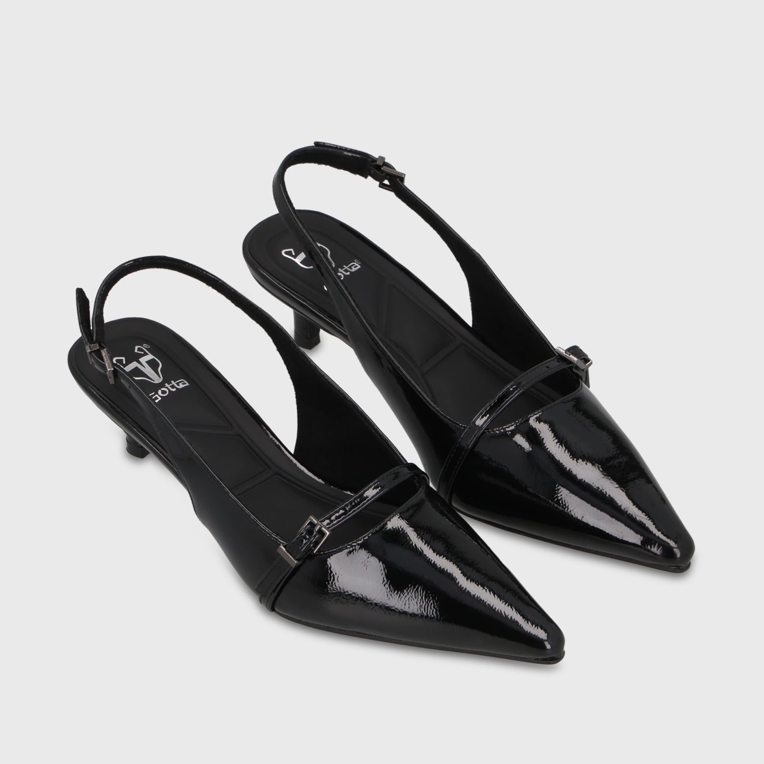 ZAPATO TACO NEGRO MUJER 64800 - 3