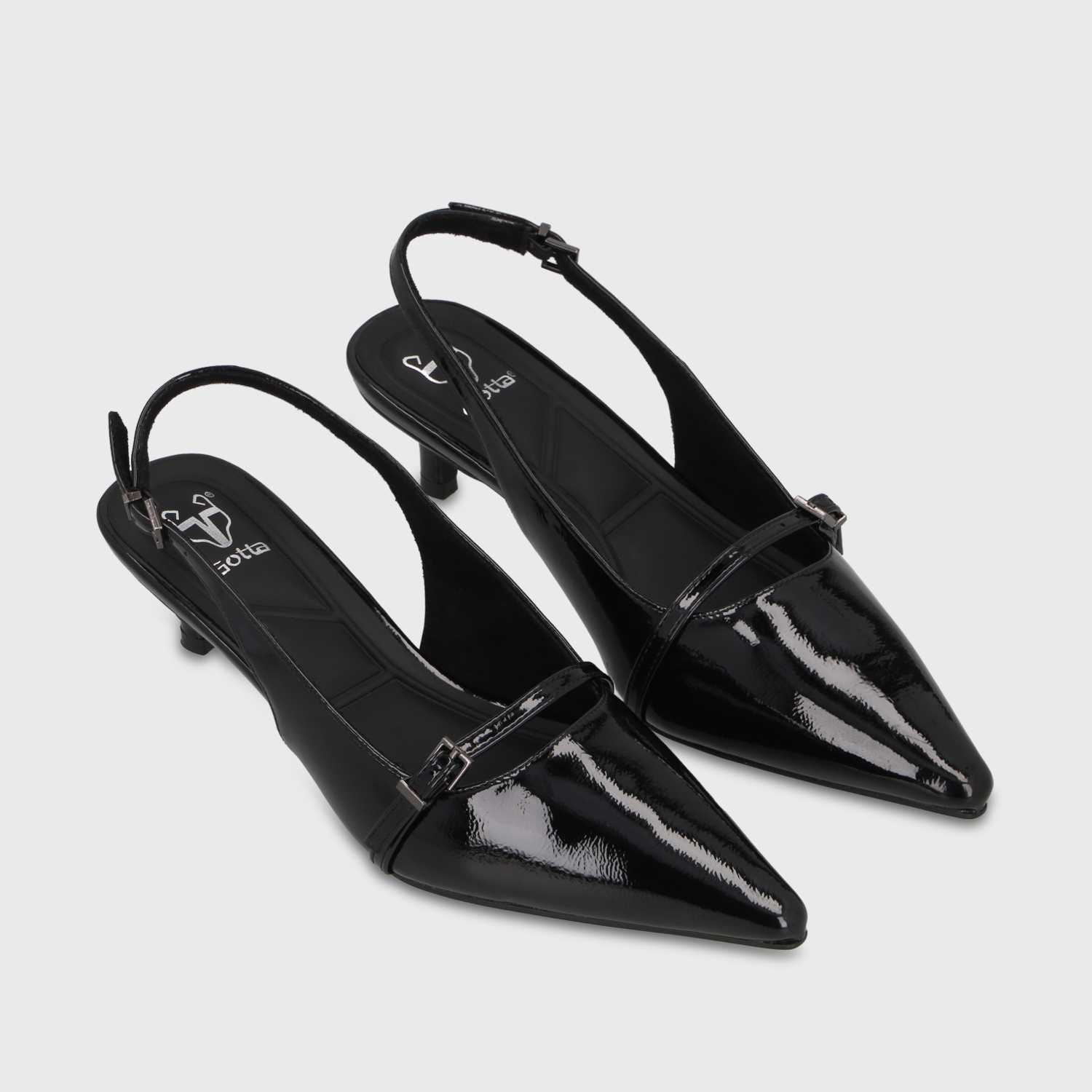 ZAPATO TACO NEGRO MUJER 64800 - 3