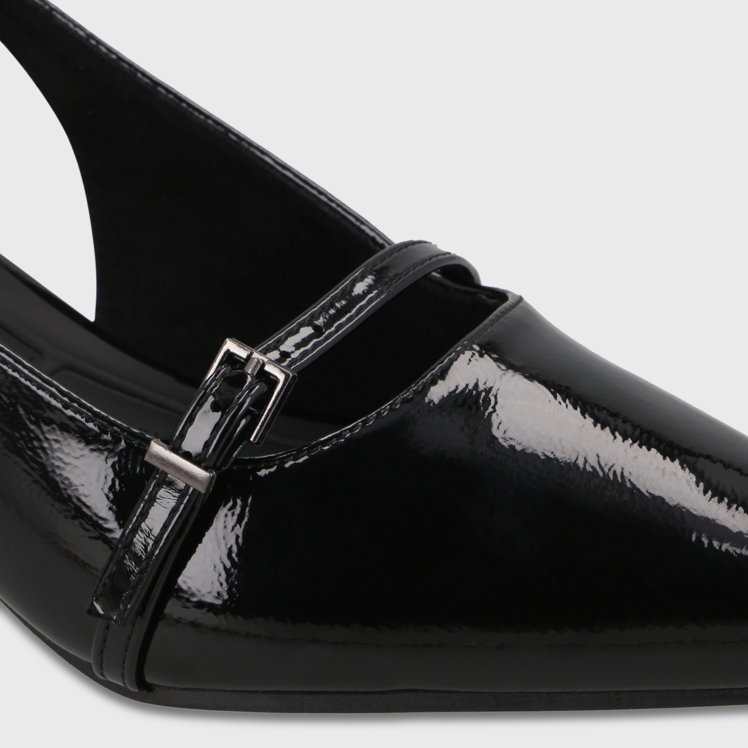 ZAPATO TACO NEGRO MUJER 64800 - 6