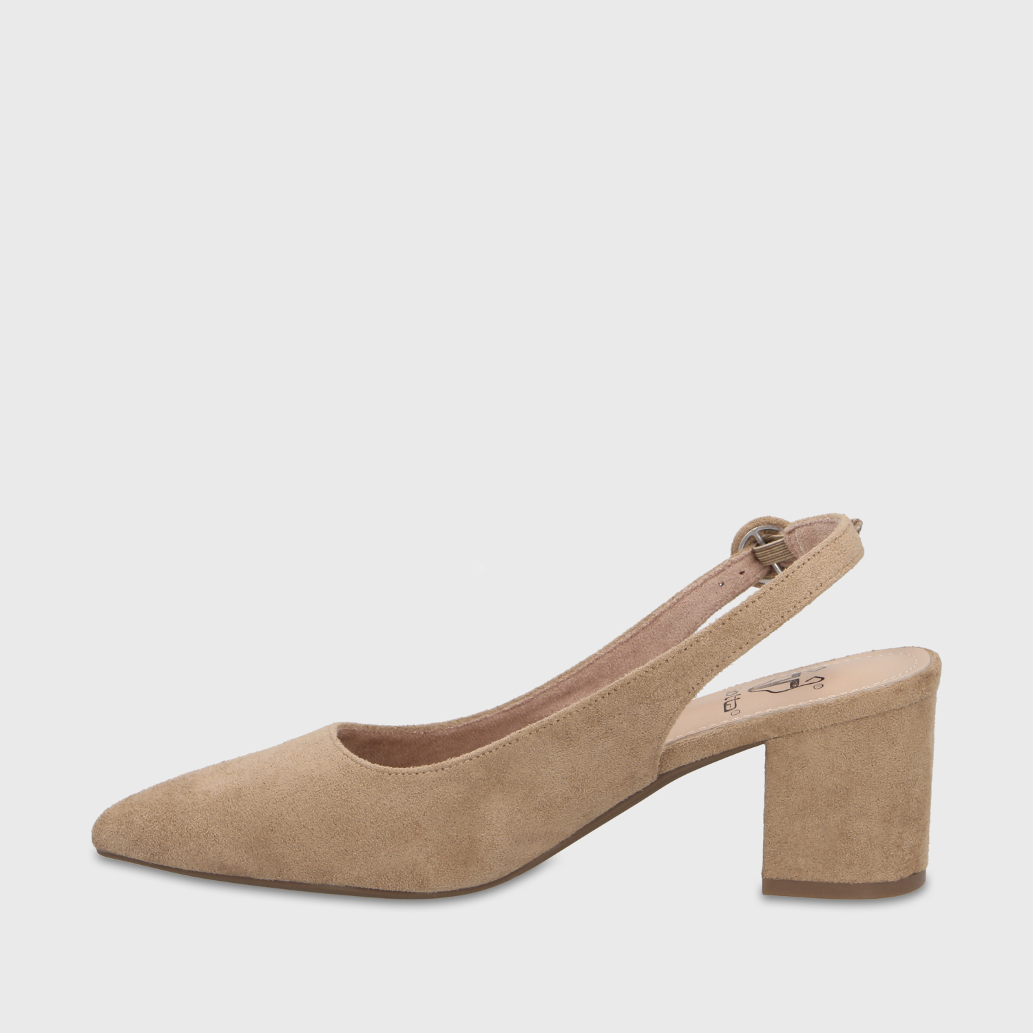 ZAPATO TACO BEIGE MUJER 64040 - 4