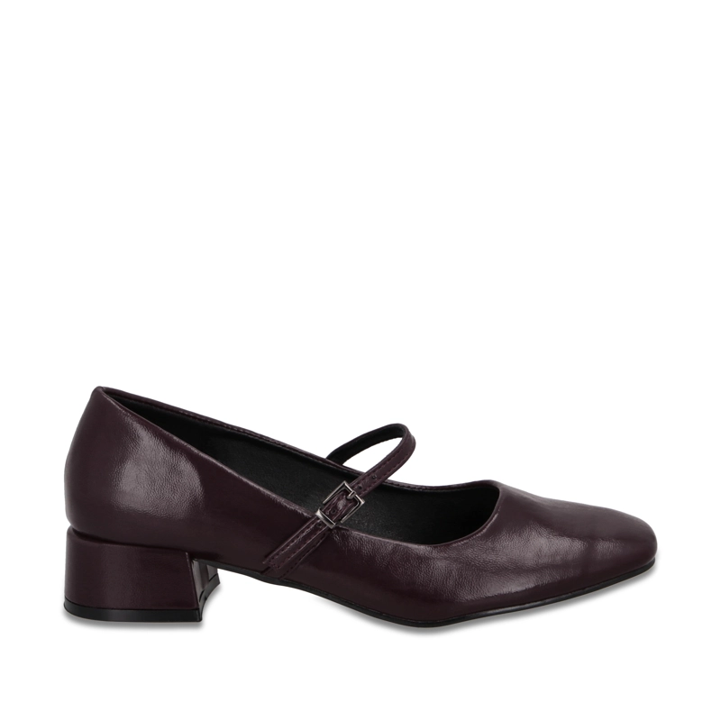 ZAPATO TACO BURDEO MUJER 65800 - 1