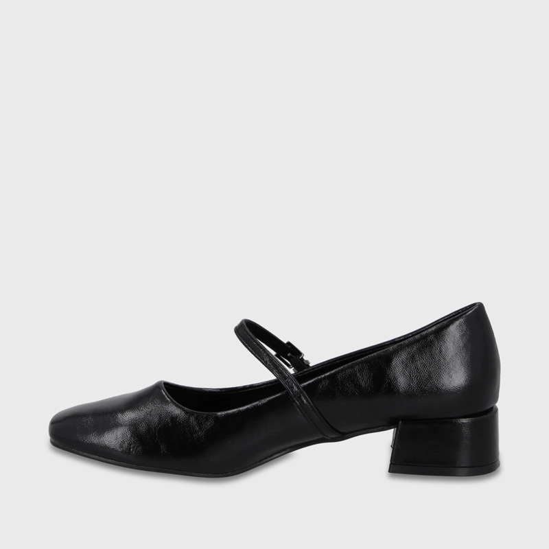 ZAPATO TACO NEGRO MUJER 65800 - 4