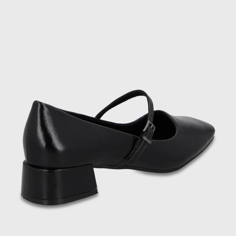 ZAPATO TACO NEGRO MUJER 65800 - 5