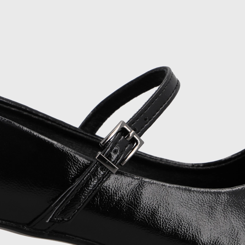 ZAPATO TACO NEGRO MUJER 65800 - 6