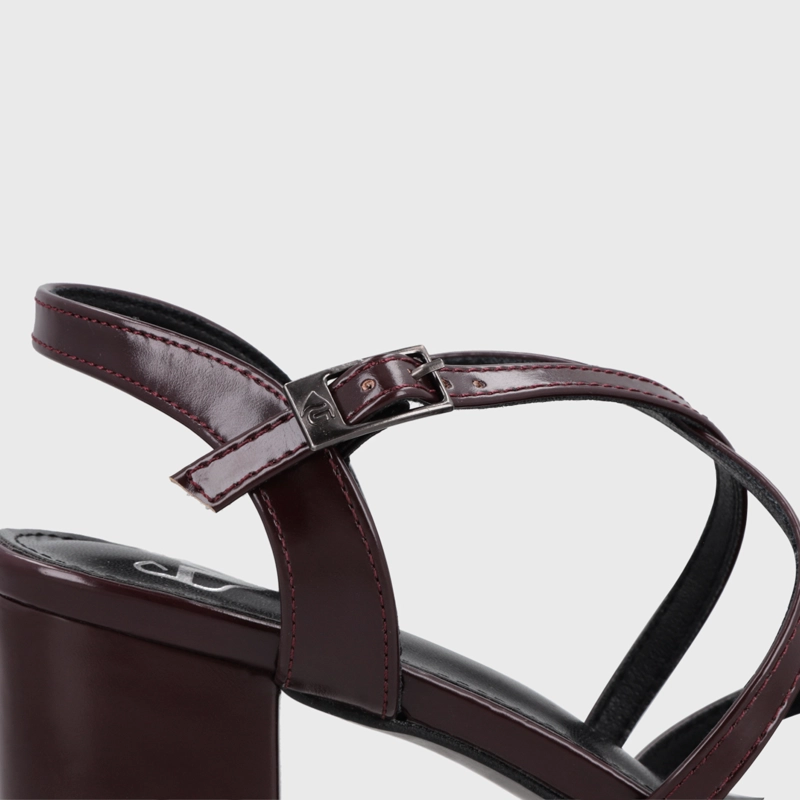 SANDALIA TACO BURDEO MUJER C6164 - 6
