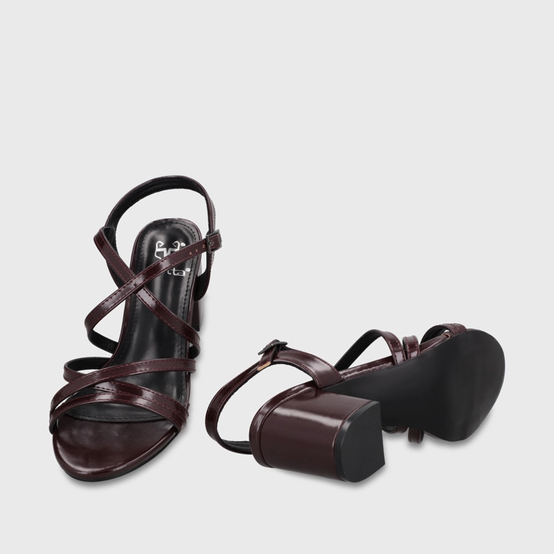 SANDALIA TACO BURDEO MUJER C6164 - 7