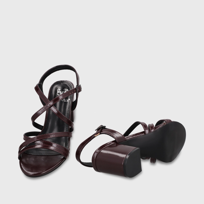 SANDALIA TACO BURDEO MUJER C6164 - 7