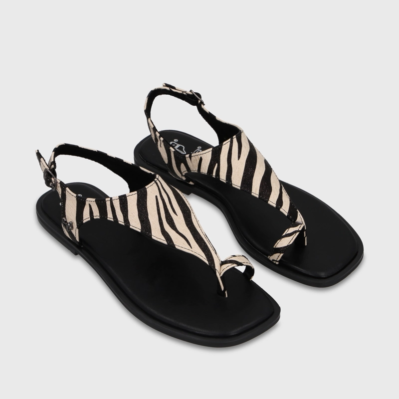 SANDALIA ANIMAL PRINT MUJER 65681 - 3