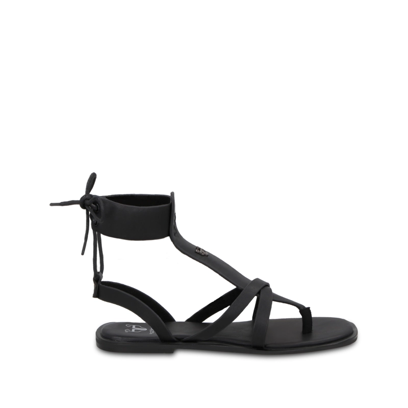 SANDALIA NEGRA MUJER 65680 - 1