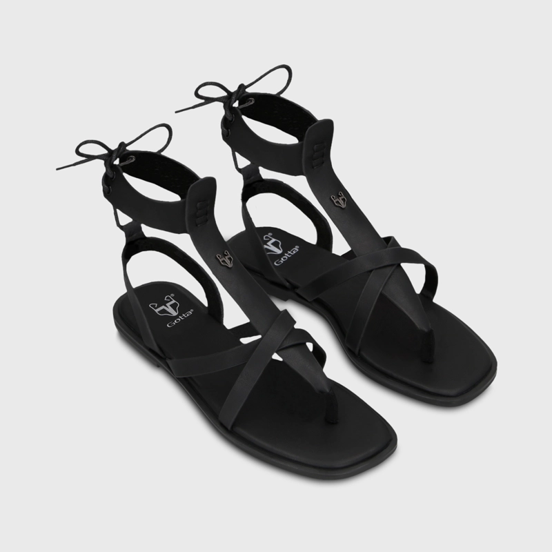 SANDALIA NEGRA MUJER 65680 - 3