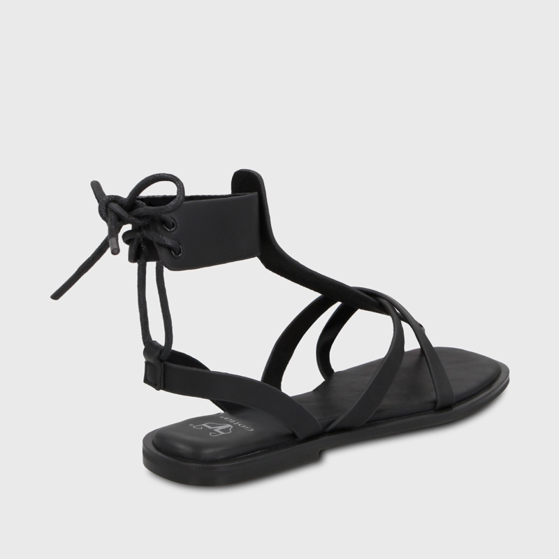 SANDALIA NEGRA MUJER 65680 - 5