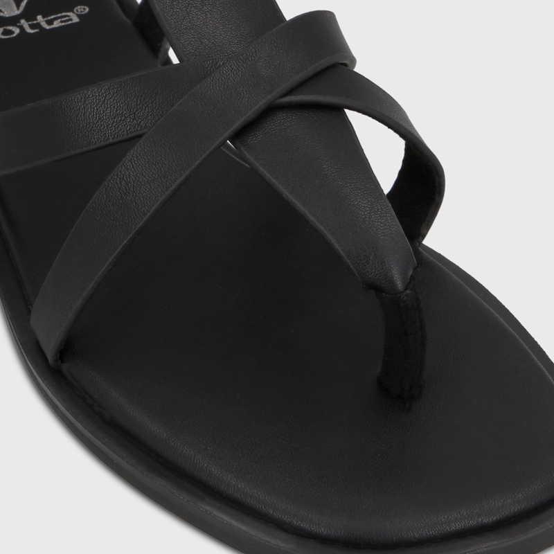 SANDALIA NEGRA MUJER 65680 - 6