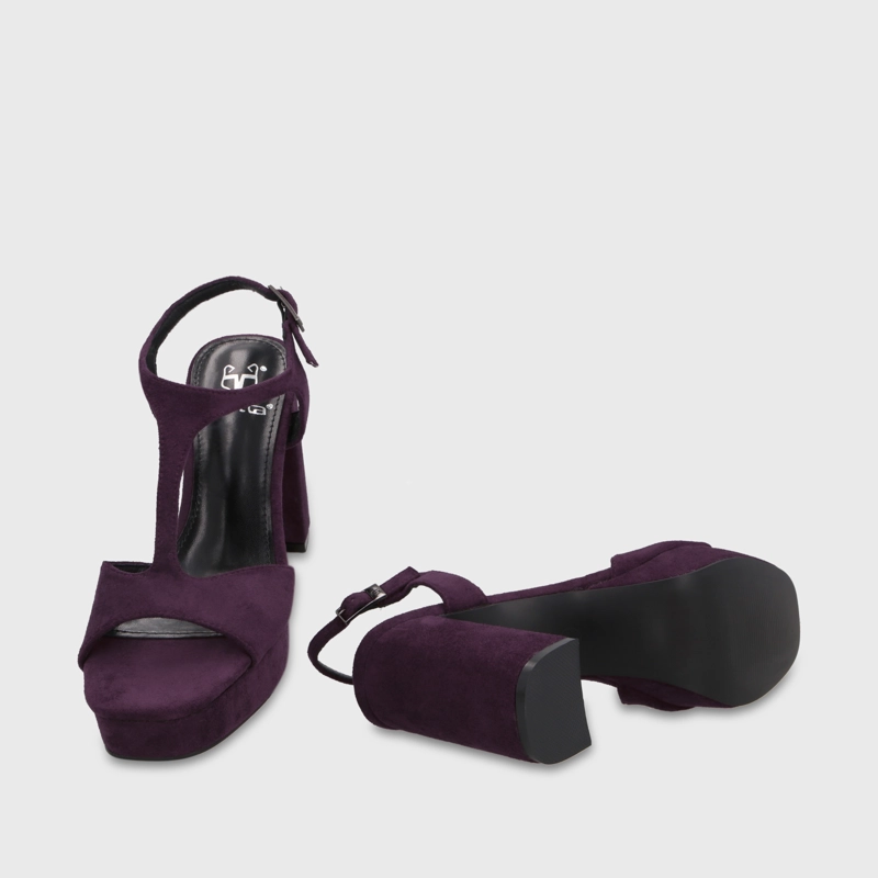 SANDALIA TACO BURDEO MUJER 659100 - 6