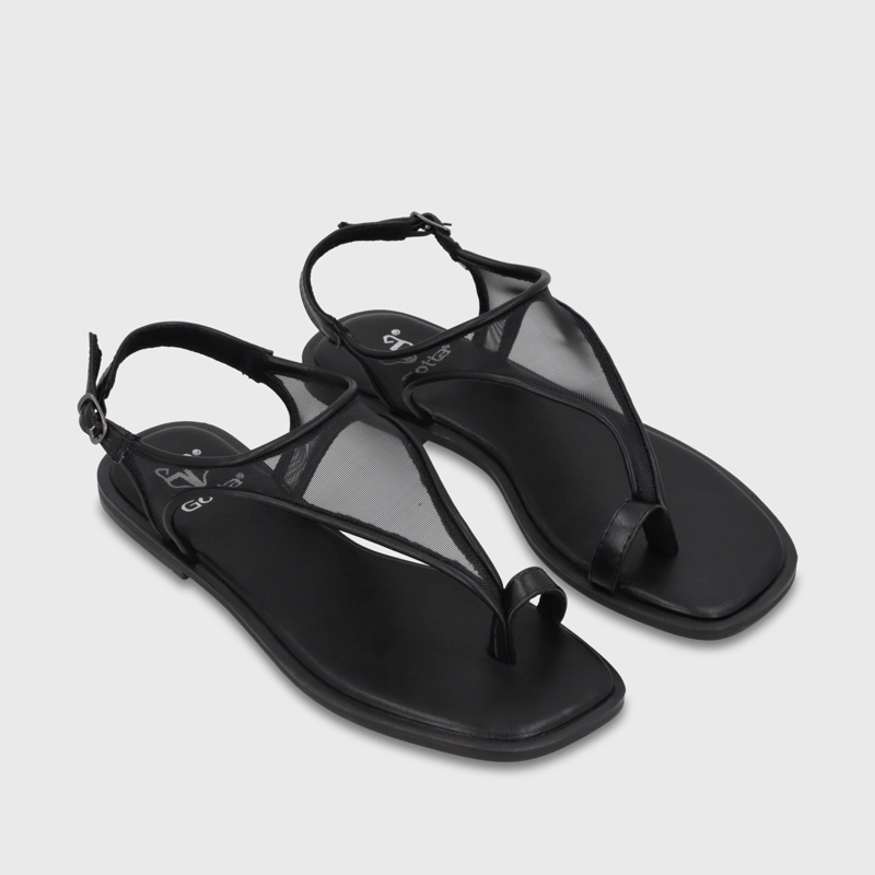SANDALIA NEGRA MUJER 65681 - 3