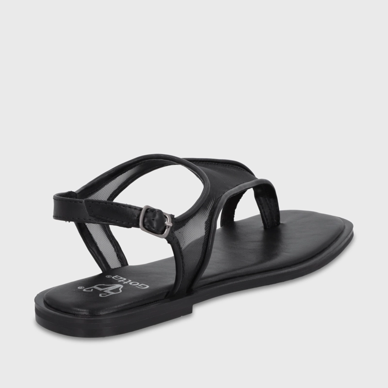 SANDALIA NEGRA MUJER 65681 - 5