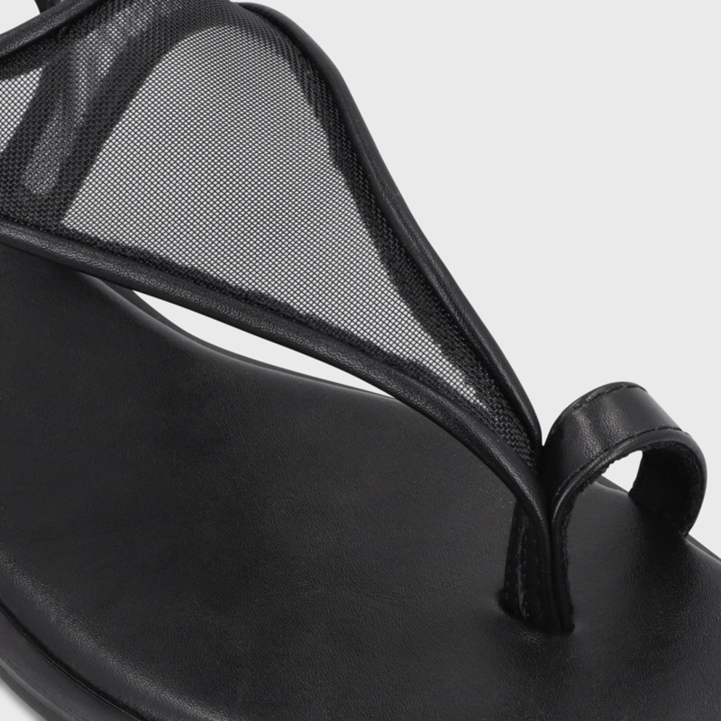 SANDALIA NEGRA MUJER 65681 - 6