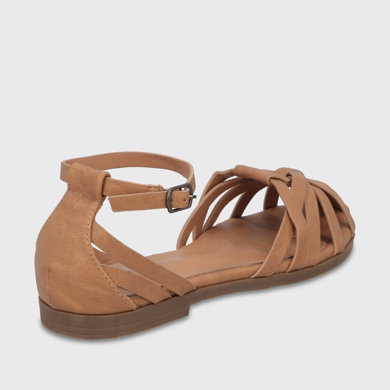SANDALIA CAMEL MUJER 64061 - 5