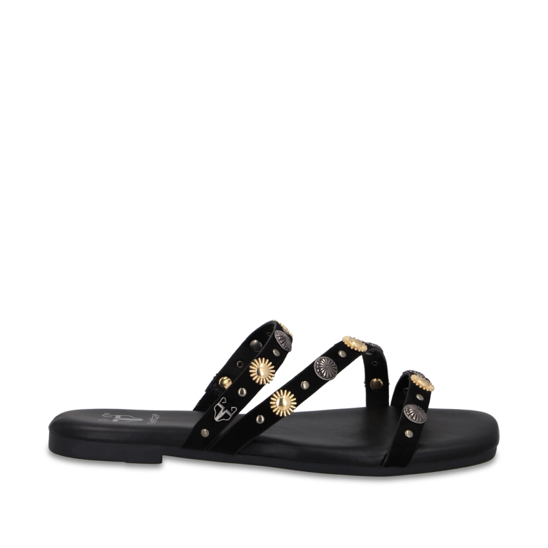 SANDALIA NEGRA MUJER 64141 - 1