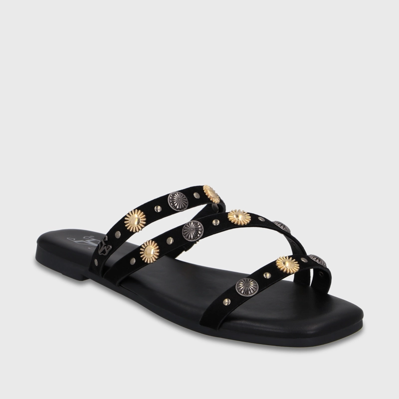 SANDALIA NEGRA MUJER 64141 - 2
