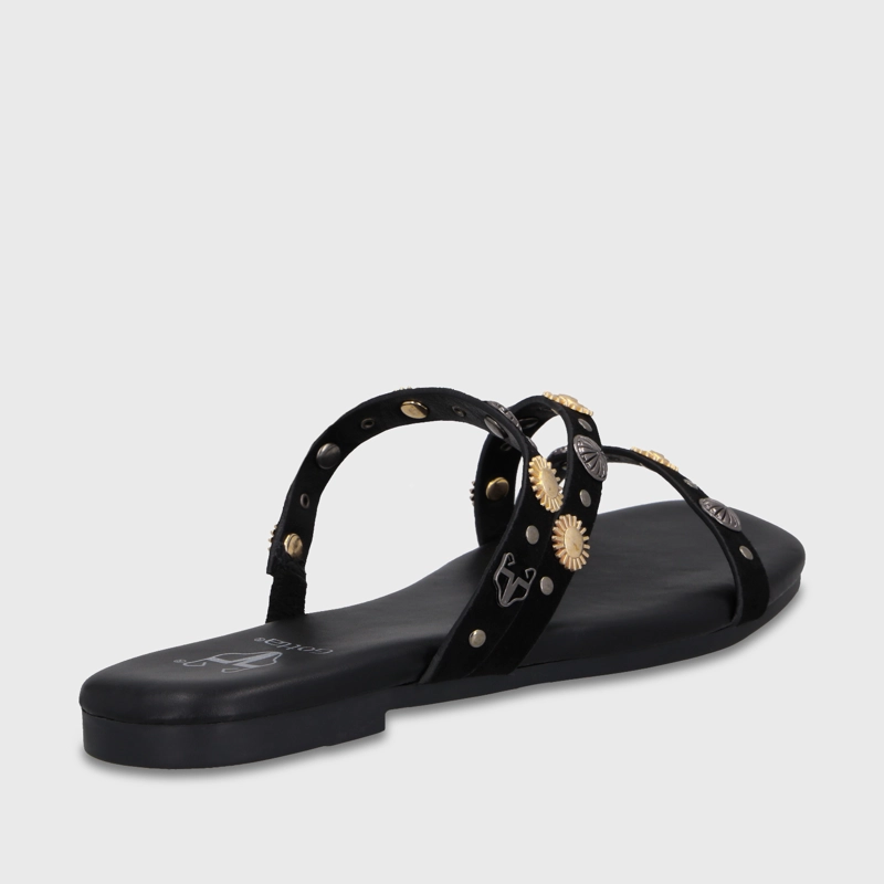 SANDALIA NEGRA MUJER 64141 - 5