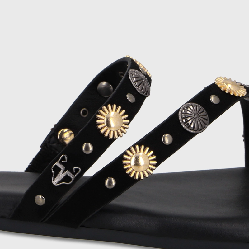 SANDALIA NEGRA MUJER 64141 - 6