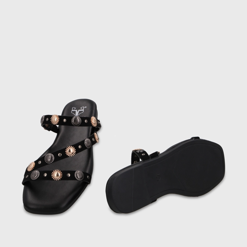 SANDALIA NEGRA MUJER 64141 - 7