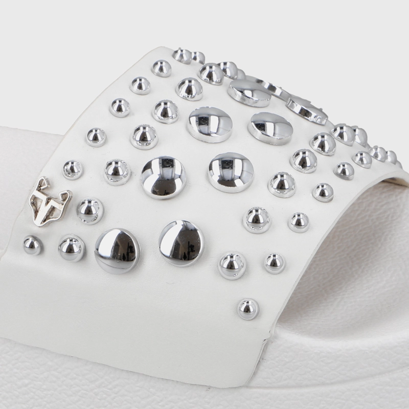 SANDALIA PLATAFORMA BLANCA MUJER 64020 - 6